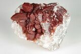 3" Natural Red Quartz Crystal Cluster - Morocco - #199107-1
